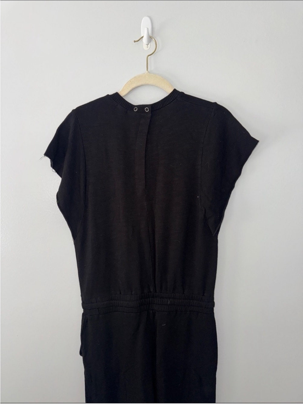 Monrow Jumpsuit with Elastic Waist Trendy Summer Travel Vacation Size Small - Picture 8 of 10